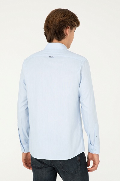 Рубашка из хлопка приталенная - G081SZ0040CEDRO024K Сорочка муж. (VR003, 3XL)
