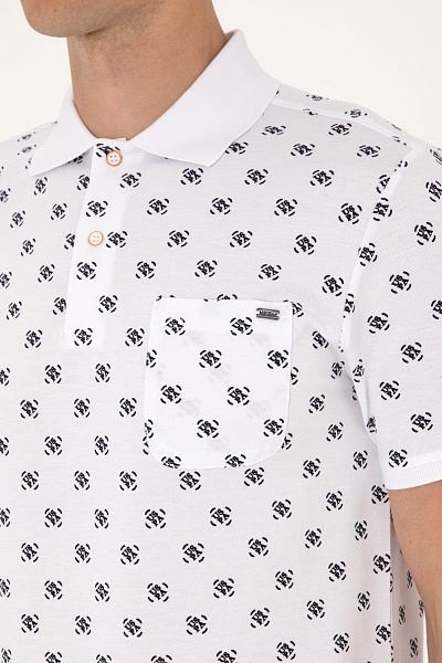 Футболка-поло из хлопка - G081SZ0110FOMS Футболка муж. (VR013, S)