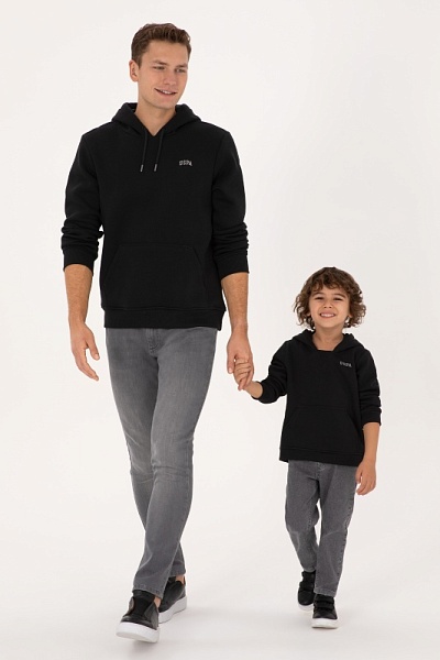 Худи на флисе для мальчиков - G083SZ0820E_NAOMIKIDS25K Толстовка муж. детс. (VR046, 5_6)