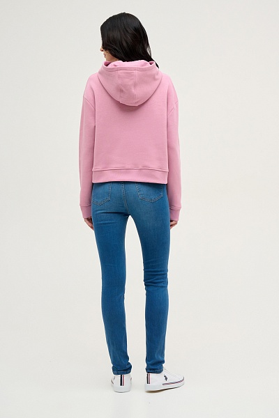 Худи укороченное оверсайз - G082SZ0820KUR Толстовка жен. (VR211, XS)