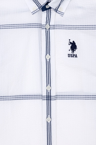 Рубашка из жатой ткани прямая для мальчиков - G083SZ0040MILASOKIDS Сорочка муж. детс. (VR013, 9_10)