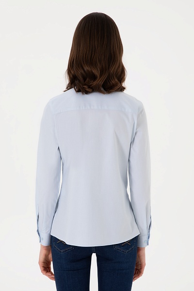 Рубашка с хлопком приталенная - G082SZ0040CRISCOLOR025Y Сорочка жен. (VR003, 44)