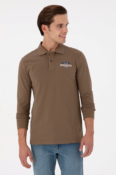 Поло с длинным рукавом трикотажное - G081SZ0820NILDO_E Толстовка муж. (VR027, XL)