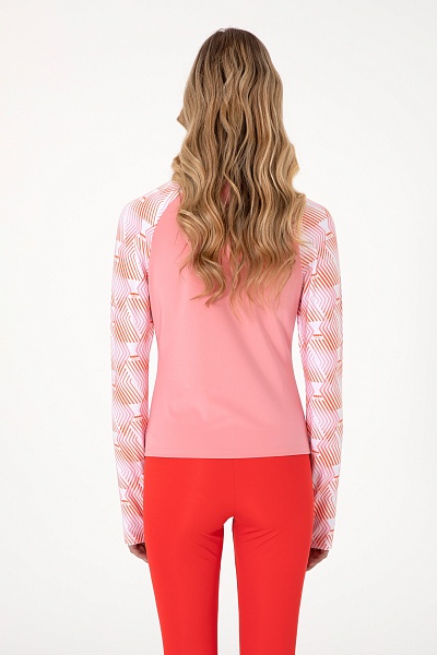 Толстовка спортивная с воротником на молнии - G082SZ0820S_SORA Толстовка жен. (VR041, L)