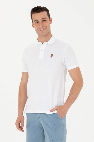 Футболка-поло из хлопка - G081SZ0110TP10IY024 Футболка муж. (VR013, 5XL)