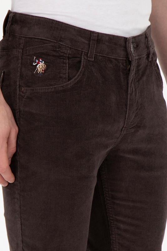 Брюки вельветовые зауженные - G081SZ0780CORDUROY24K Брюки муж. (VR029, 40, 34)