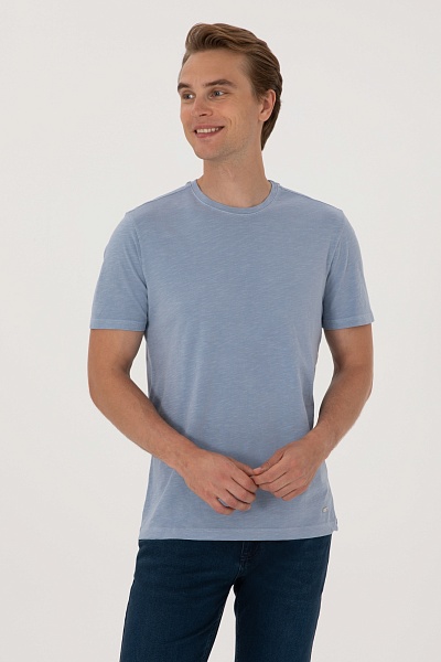 Футболка из хлопка - G081SZ0110TOYOIY025 Футболка муж. (VR036, S)