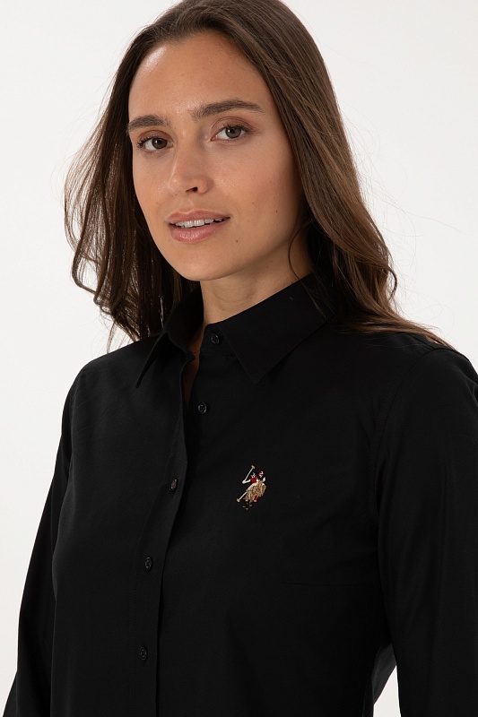 Рубашка из хлопка приталенная - G082SZ0040CRISCOLOR025K Сорочка жен. (VR046, 32)