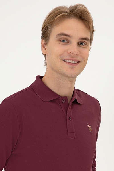 Поло с длинным рукавом из хлопка - G081SZ0820E_GTPSK025 Толстовка муж. (VR177, 2XL)
