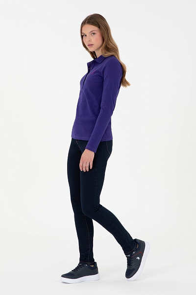 Поло с длинным рукавом из хлопка - G082SZ0820TPG_SK024 Толстовка жен. (VR038, L)