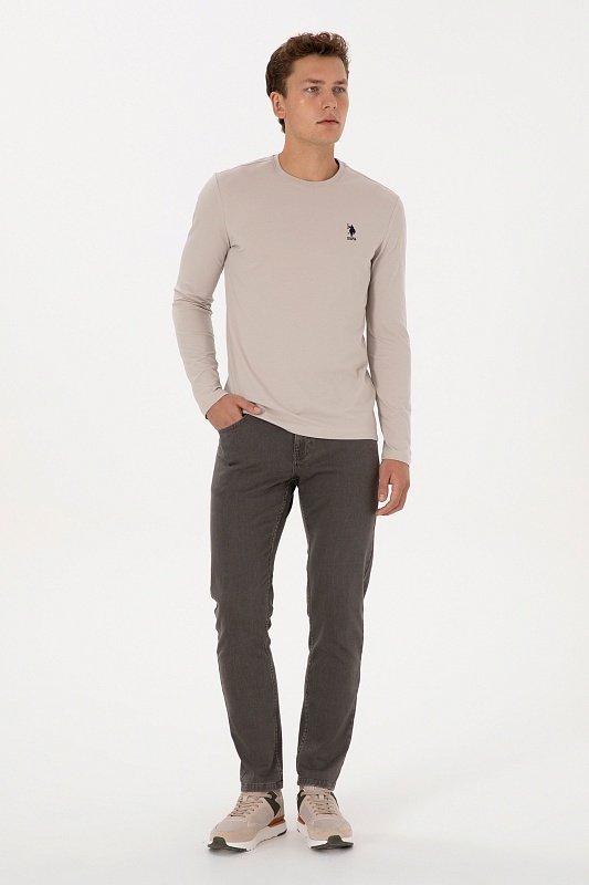 Лонгслив из хлопка - G081SZ0820BISITSK025 Толстовка муж. (VR049, S)