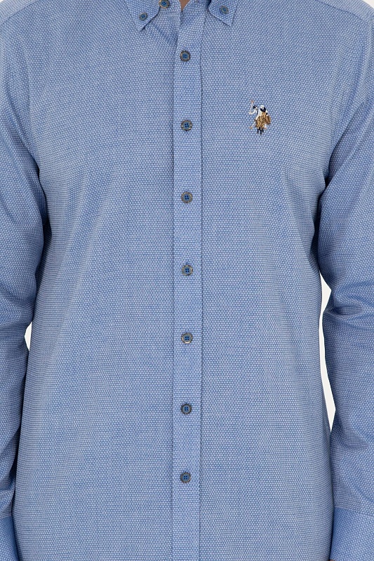 Рубашка из хлопка приталенная - G081SZ0040NOVAYA023K Сорочка муж. (VR045, 2XL)