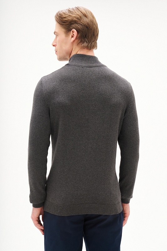 Водолазка из хлопка с воротником-стойка - G081SZ0TK0ART_YBS_BSK25 Кофта муж. (VR081, XS)