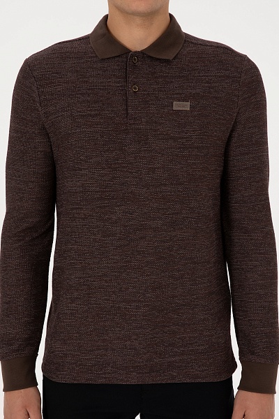 Поло с длинным рукавом с хлопком - G081SZ0820LISEYSK025 Толстовка муж. (VR029, 2XL)