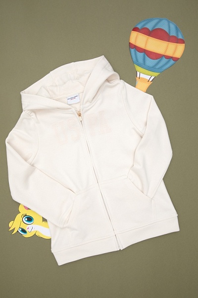 Толстовка на молнии с капюшоном для девочек - G084SZ0820RW01_SK024 Толстовка жен. детс. (VR071, 13_14)