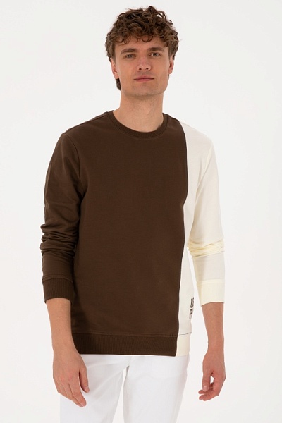 Свитшот из хлопка - G081SZ0820E_LORIVEL Толстовка муж. (VR029, XL)