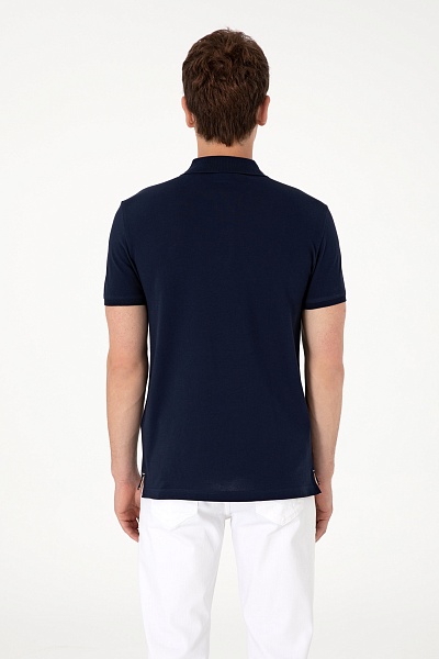 Футболка-поло из хлопка - G081SZ0110JIROIY025 Футболка муж. (VR033, XL)