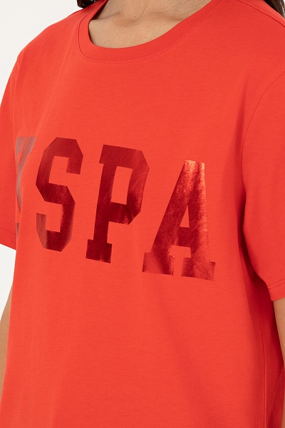 Футболка с принтом свободная - G082SZ0110SEANIY24 Футболка жен. (VR030, L)