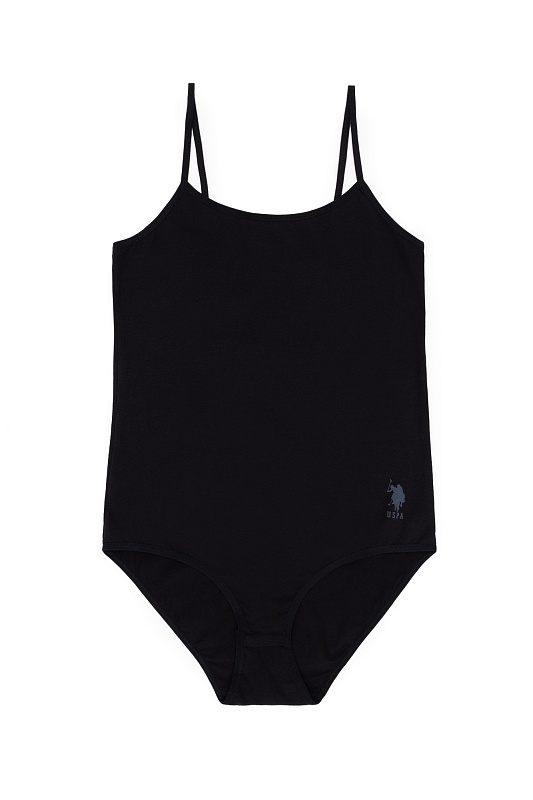 Боди из хлопка на тонких бретелях - I082SZ0IU066287 Нижнее белье жен. (VR046, 38)