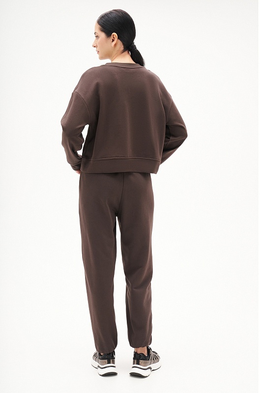 Спортивные брюки на манжетах - G082SZ0OP0ART_FERTO_SK025 Брюки спорт. жен. (VR084, XS)