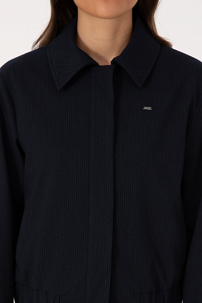 Куртка-рубашка в полоску с вискозой - G082SZ0020RC_SARTES Пиджак жен. (VR033, 34)