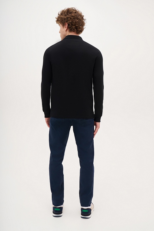 Поло с длинным рукавом из хлопка - G081SZ0820TP01SK024_R Толстовка муж. (VR046, XL)