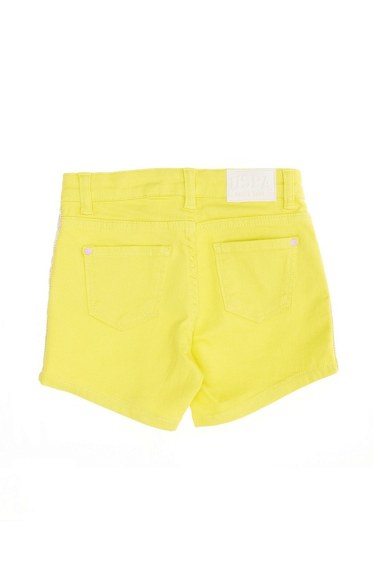 Шорты из хлопка с контрастной вышивкой для девочек - G084SZ0310PAYTON23Y Бермуды жен. детс. (VR168, 9_10)
