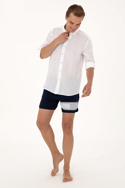 Шорты плавательные с принтом - G081SZ0660S_WALKER Шорты спорт. муж. (VR033, S)