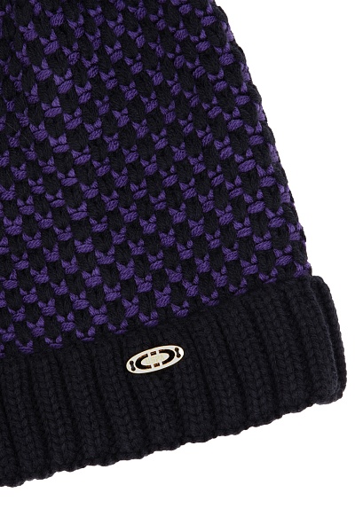 Шапка вязаная с помпоном - A082SZ0DH0LENO Шарф жен. (VR033, 1)