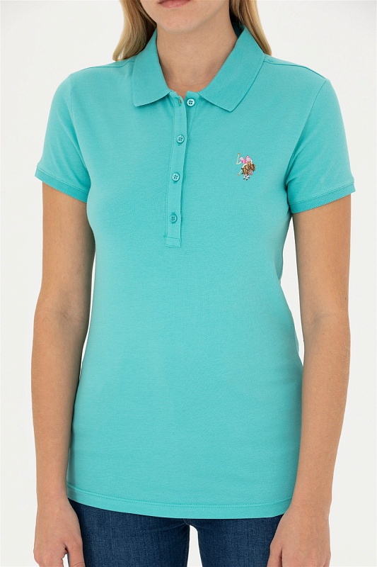 Футболка-поло из хлопка - G082SZ0110TP0123-CLR Футболка жен. (VR090, XS)