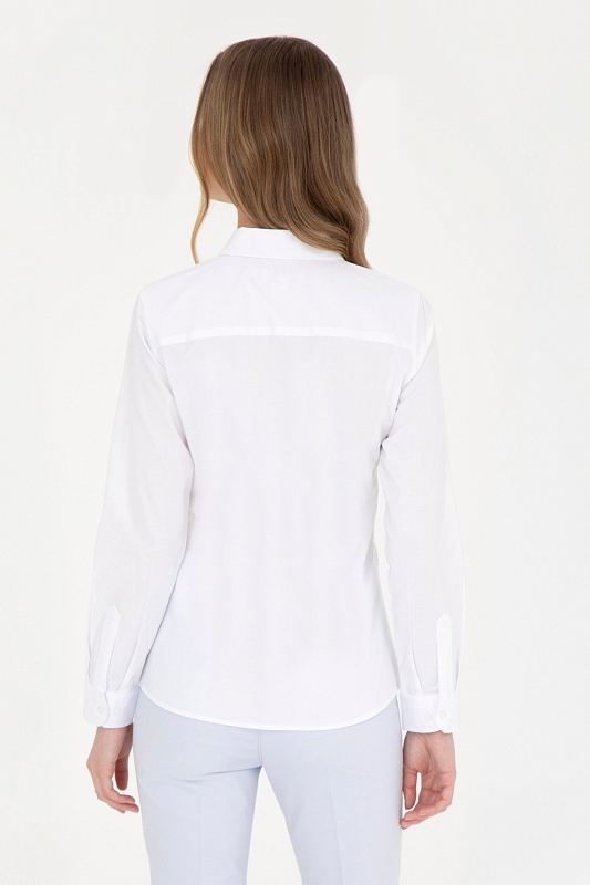 Рубашка из хлопка  приталенная - G082SZ0040CRISTA024Y Сорочка жен. (VR013, 40)