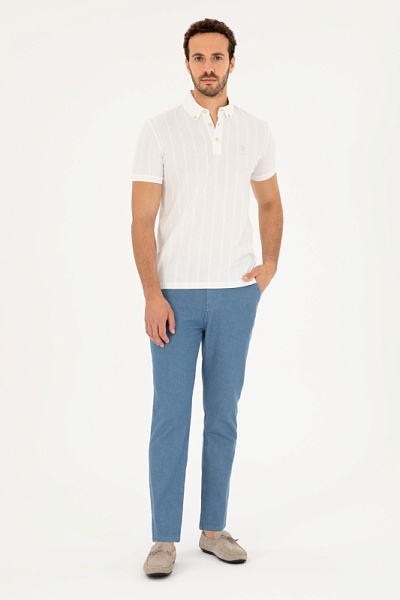 Джинсы летние на кулиске - G081SZ0800FOLDEN24Y_INDIGO Джинсы муж. (VR028, 28, 34)
