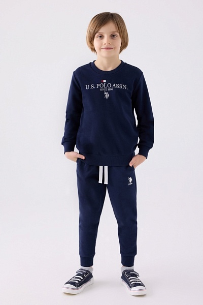Свитшот и спортивные брюки для мальчиков - G083SZ0HF0US1936 Костюм дом. муж. детс. (VR033, 4_5)