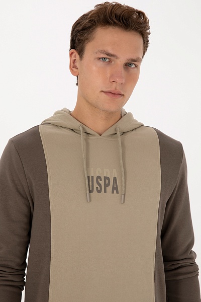 Худи с контрастными вставками - G081SZ0820E_ZYLEM Толстовка муж. (VR052, XL)