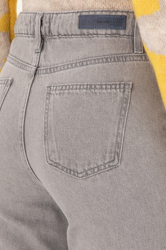 Джинсы со стразами укороченные прямые - G082SZ0800AMY_P_G Джинсы жен. (DN0025, 42)