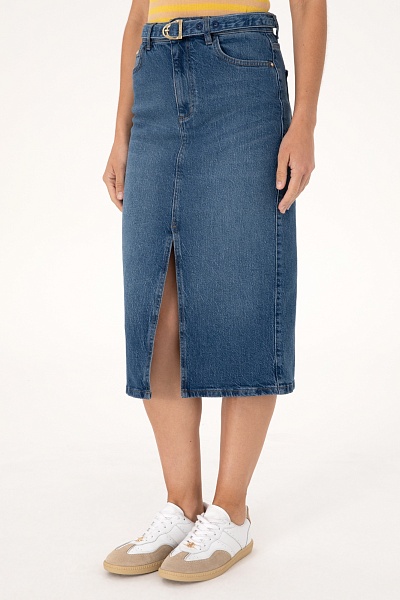 Юбка джинсовая миди - G082SZ0550TENDER Юбка жен. (DN0022, 40)