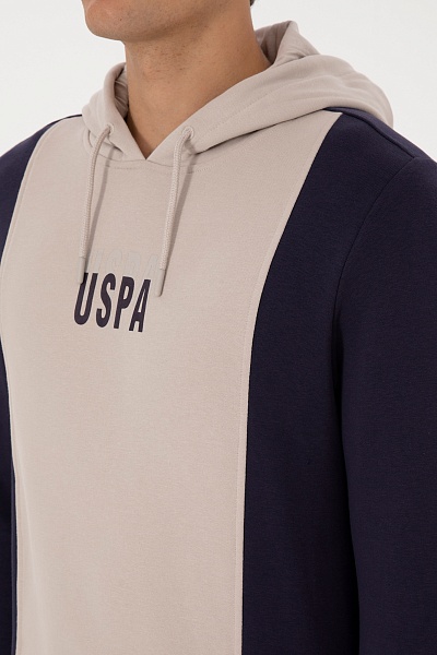 Худи с контрастными вставками - G081SZ0820E_ZYLEM Толстовка муж. (VR074, M)