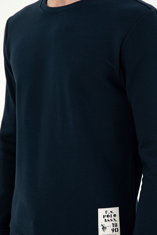 Свитшот с декоративной нашивкой - G081SZ0820ZELO_E Толстовка муж. (VR033, XS)