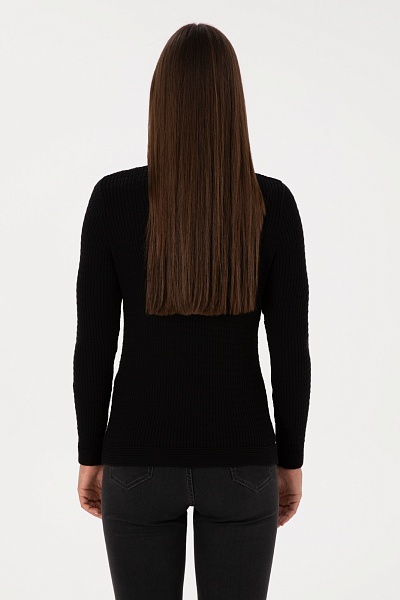 Джемпер из хлопка с косами приталенный - G082SZ0TK0KARLA_BSK25 Кофта жен. (VR046, M)