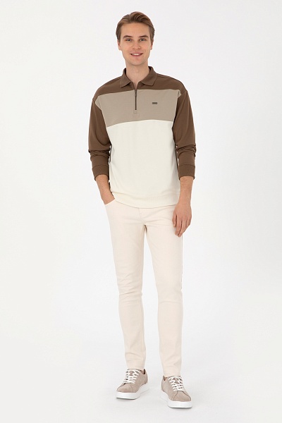 Ситшот с отложным воротником на молнии - G081SZ0820E_HANZAS Толстовка муж. (VR027, XL)