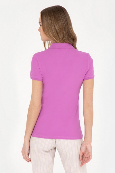 Футболка-поло из хлопка - G082SZ0110TP0122-CLR Футболка жен. (VR037, XS)