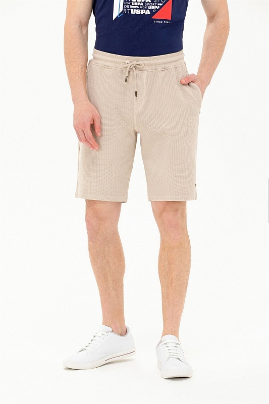 Шорты спортивные из хлопка фактурные - G081SZ0OS0FANOTO Брюки спорт. муж. (VR049, L)