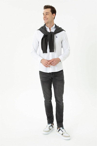 Рубашка из хлопка приталенная - G081SZ0040CEDRO023K Сорочка муж. (VR013, 2XL)