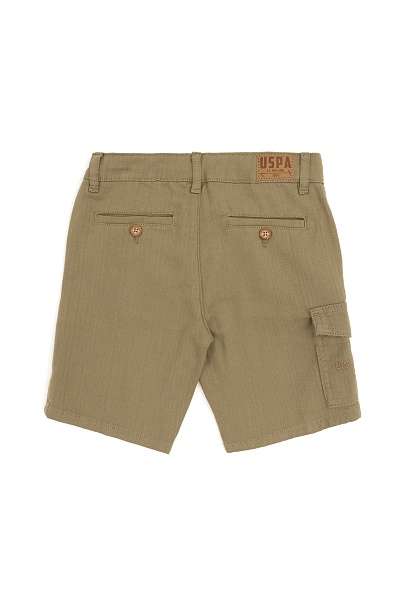 Шорты из хлопка с добавлением льна для мальчиков - G083SZ0310BASGARKIDS Бермуды муж. детс. (VR111, 3_4)