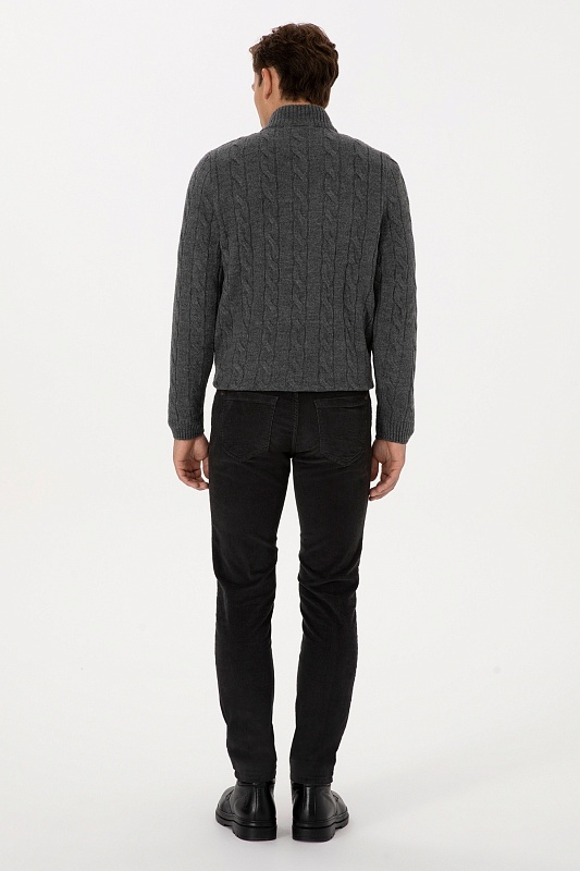 Брюки вельветовые зауженные - G081SZ0780CORDUROY25K Брюки муж. (VR024, 36, 34)