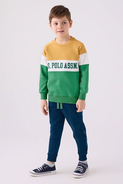 Свитшот и спортивные брюки для мальчиков - G083SZ0HF0US1932 Костюм дом. муж. детс. (VR054, 4_5)