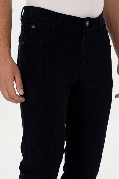 Вельветовые брюки зауженные - G081SZ0780CORDUROY25K Брюки муж. (VR033, 32, 34)