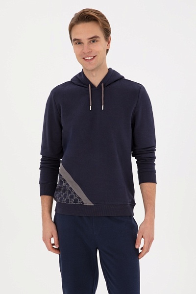 Худи с принтом - G081SZ0820E_SYLAS Толстовка муж. (VR033, XL)