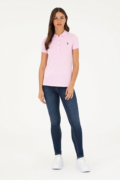 Футболка-поло хлопковая - G082SZ0110TP0124-CLR Футболка жен. (VR041, L)
