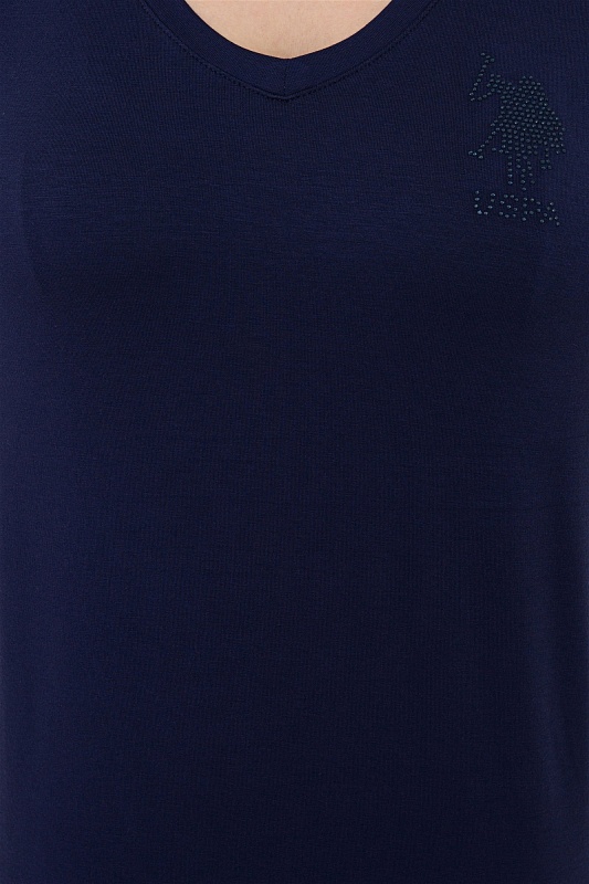 Футболка с V образным вырезом - G082SZ0110CIYOSEL21 Футболка жен. (VR033, S)